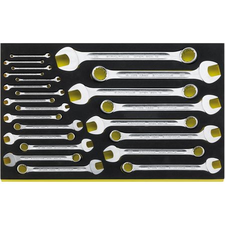 STAHLWILLE TOOLS Combination Wrenchs i.TCS inlay No.TCS 13A/23 3/16-1 1/8 3/3-tray23-pcs. 96830885